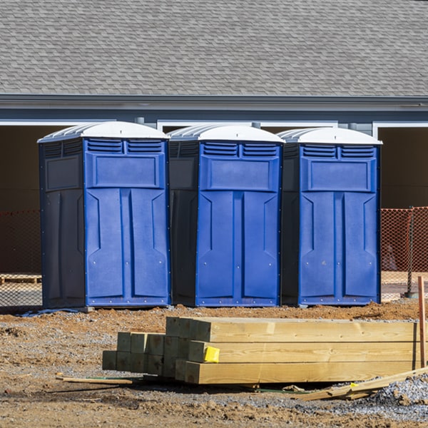 is there a specific order in which to place multiple porta potties in Fuquay Varina North Carolina